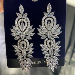 Swarovski crystal earrings,